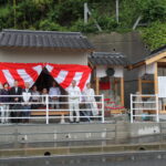 落慶した日限地蔵堂＝岡山県津山市で