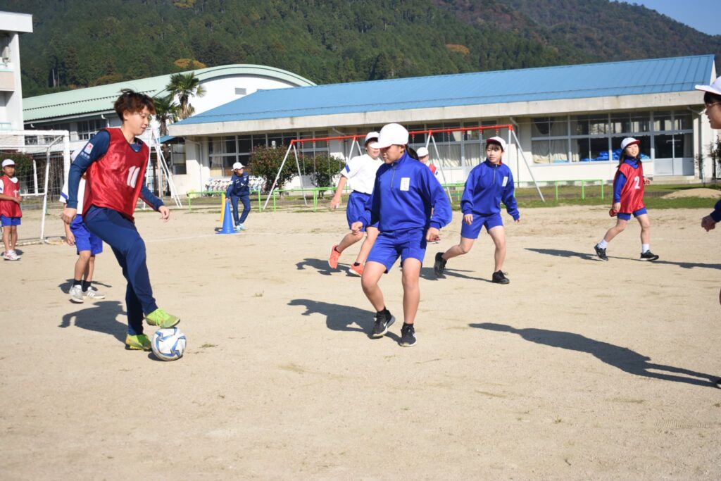 選手とのミニゲーム