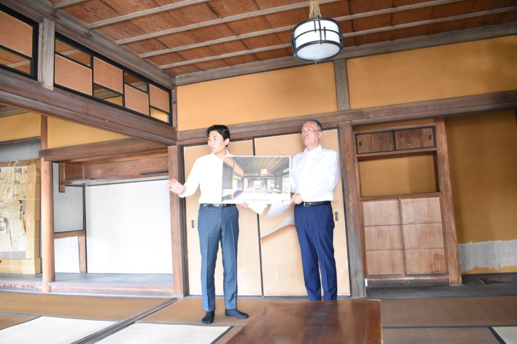 ホテルとして改修・活用する城東地区の旧梶村家住宅