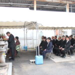 しめやかに行われた畜魂祭=岡山県津山市で