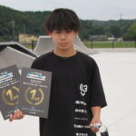 国内公式戦2連勝を飾った谷本君＝岡山県美作市で