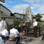 久米地域の戦没者慰霊祭=岡山県津山市で