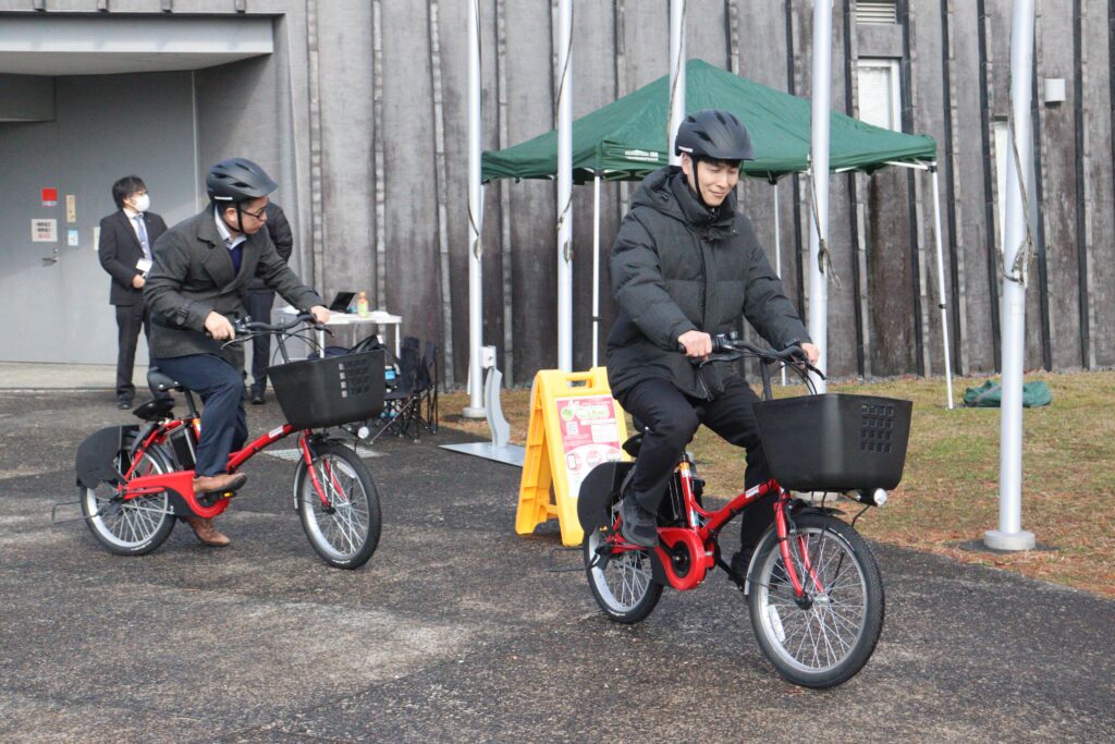 シェアサイクル「ごんちゃり」の試走