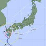 台風10号の進路予想＝8月29日午前8時現在