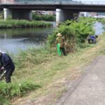 津山納涼ごんごまつり主会場となる吉井川河岸緑地公園