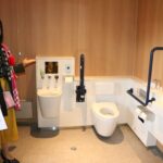 多機能トイレのスペース=岡山県美作市で