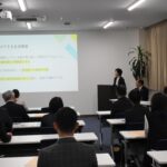 美作高校ブルームコースの現状報告会=岡山県津山市で