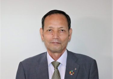奈義町長選 奥氏が再選出馬表明