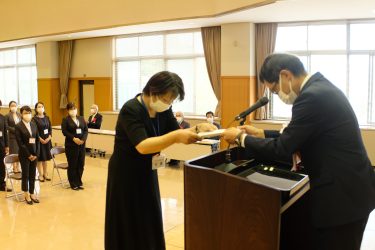 北部高等技術専門校 修了式