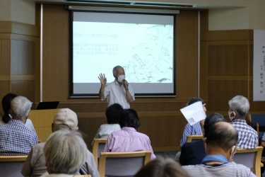 津山市立図書館の歴史講座「伊能忠敬津山を歩く」の前編 開催