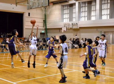 津山市スポーツ少年団冬季ミニバスケットボール交流大会