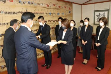 津山市立幼稚園ＰＴＡ連絡協議会市に要望書