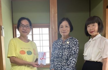 ソロプチ津山オレンジハートへ支援