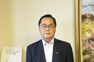 津山市議会議長　津本辰己さん