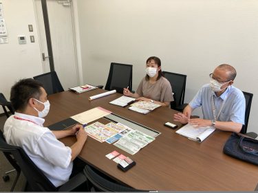 津山市 新型コロナワクチン接種啓発と協力依頼　市内企業社へ訪問