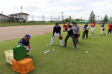 「津山市少年野球教室」始まる
