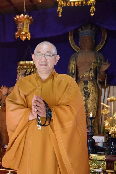 鏡野町弘秀寺住職　木下友真さん