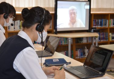 津山高校　天児慧さんオンライン授業
