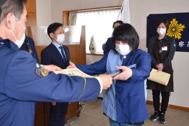 特殊詐欺被害未然防止でローソン津山加茂町店に感謝状