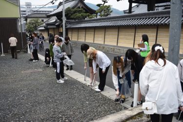 希望高等学園津山校 清掃ボランティア活動