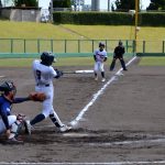 中学生硬式野球大会　県内9チーム熱戦