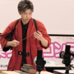 研磨技術を披露するRyotaさん