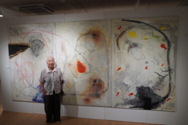 抽象画など34点　スペイン拠点の画家・保田扶佐子さん　アンソロジー展／岡山・津山市