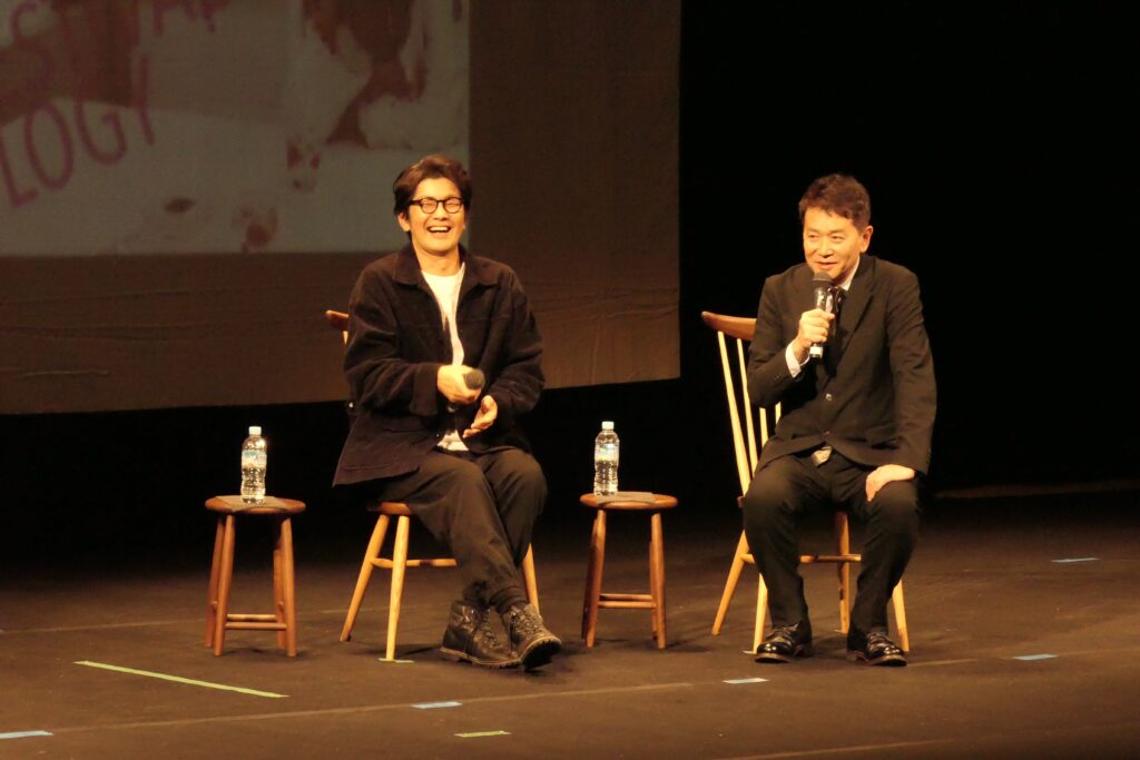 「NANA」の制作秘話を話す丸山さん(左)と大谷監督