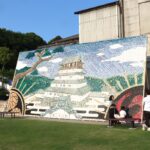 巨大アートでよみがえった津山城の天守