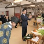 スキー場開き　今シーズンの安全な運営を祈願　積雪少なく滑走には至らず／岡山・鏡野町