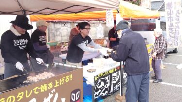 被災地で鉄板設置　炊き出し支援で300食提供　「今後も力になっていきたい」／岡山・津山市、真庭市　