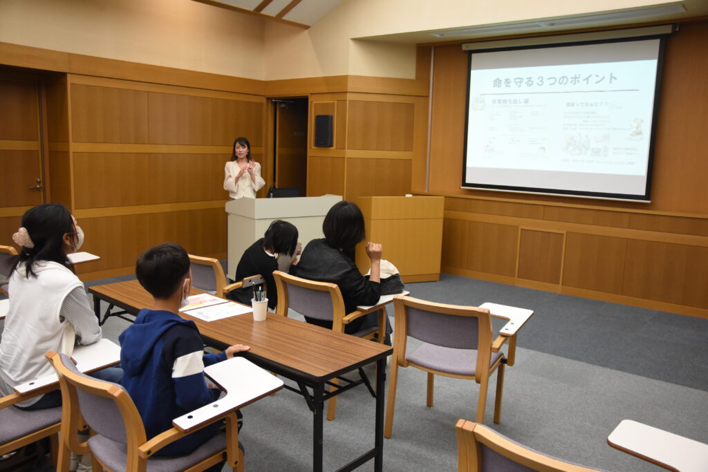 災害の備えの大切さについて話す中島さん