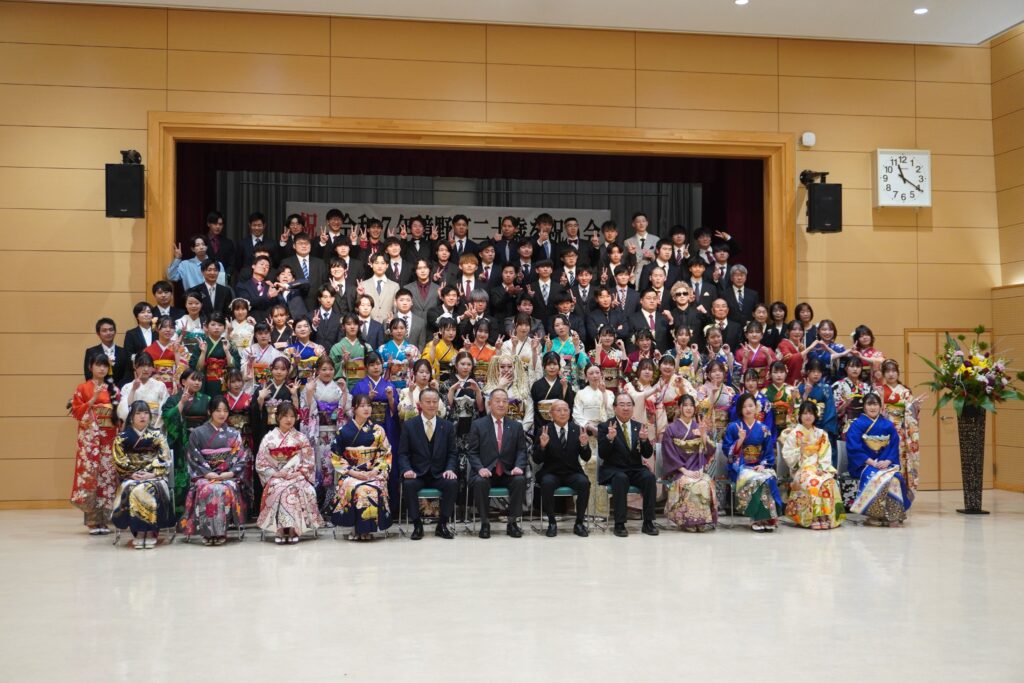 「鏡野町二十歳を祝う会」への出席者