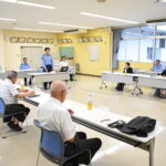 犯罪や事故の発生状況などの説明があった定例会=岡山県美咲町で