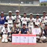 優勝した北陵・加茂・勝北A＝岡山県津山市＝