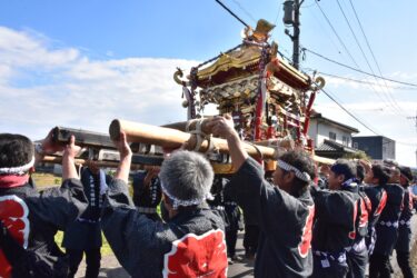 わっしょい！　地域の神社で秋の例祭　町内一帯に祭りばやし響く／岡山・津山市