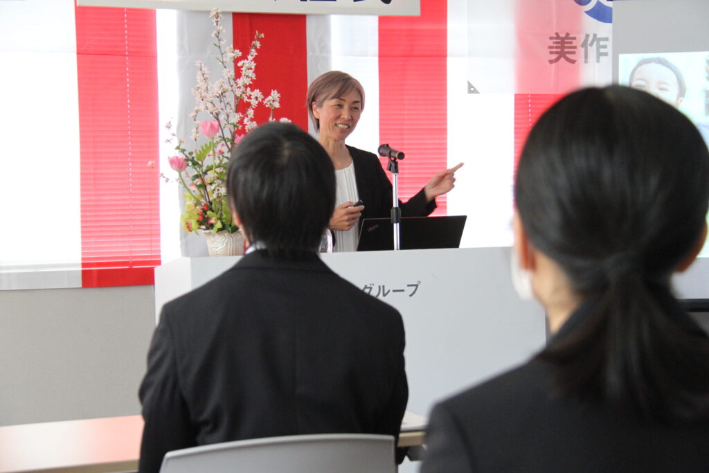 自分に自信を持つ大切さを語る大部さん