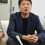 「津山を地域に根ざした映画文化発信の拠点に」と熱弁を振るう大谷監督