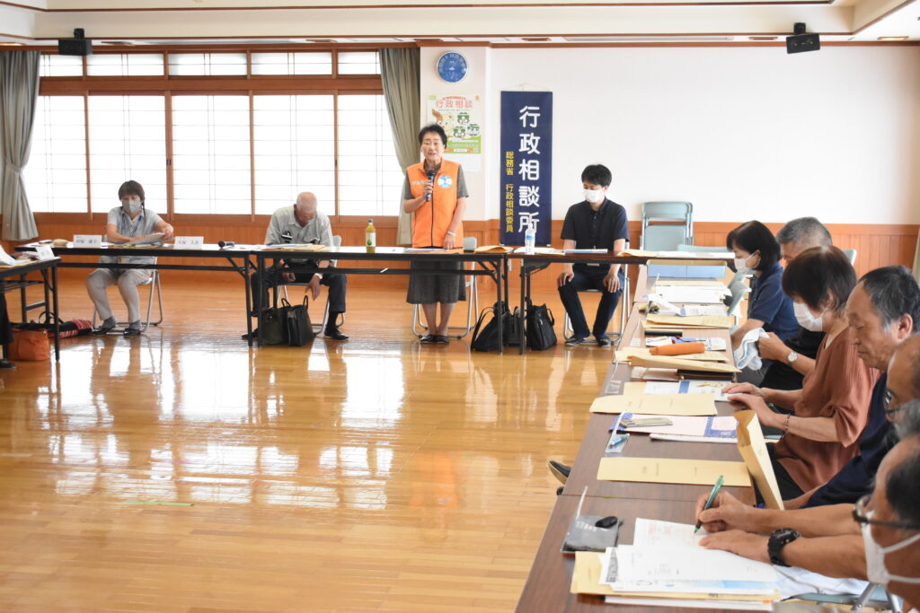 行政相談について学ぶ参加者