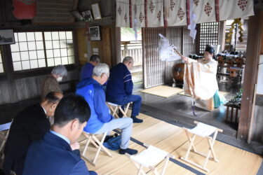 無病息災などを願った祭典=岡山県津山市で