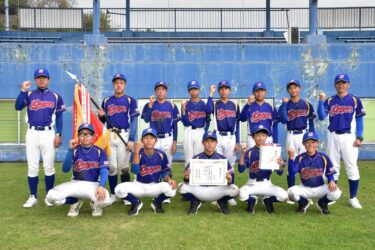 蒜山が33年ぶり3回目V　県中学秋季野球大会の地区予選　３日間の熱戦終え県大会へ／岡山・津山市