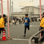 ゴールする参加者