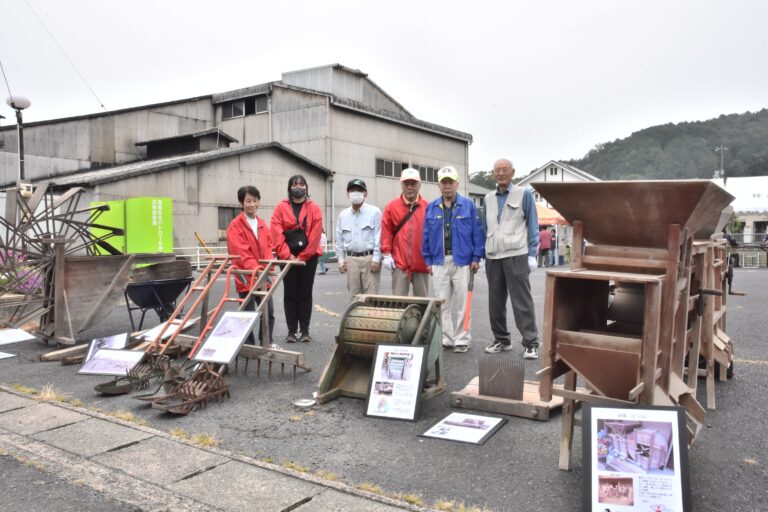 佐良山地域から集まった「昔の農具」