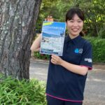 参加を呼びかける国立吉備青少年自然の家の福永さん