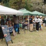 会場に並ぶ露店