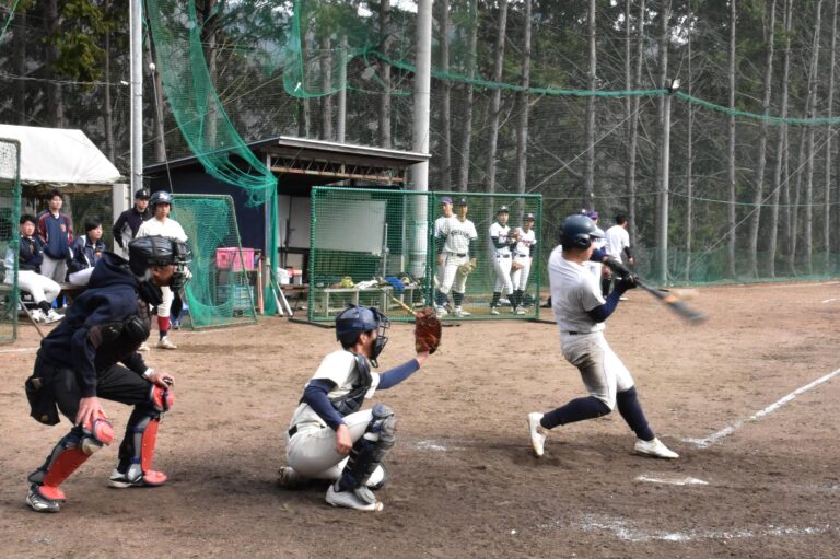 はつらつとプレーする選手たち=岡山県美咲町で