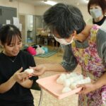 会場で来場者に振舞われたおにぎり