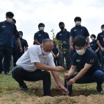 津山青年会議所（ＪＣ）「２０２０年の森」事業でヒガンザクラを植樹