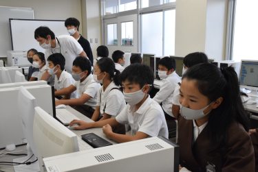 勝加茂小学校 プログラミングの出張授業