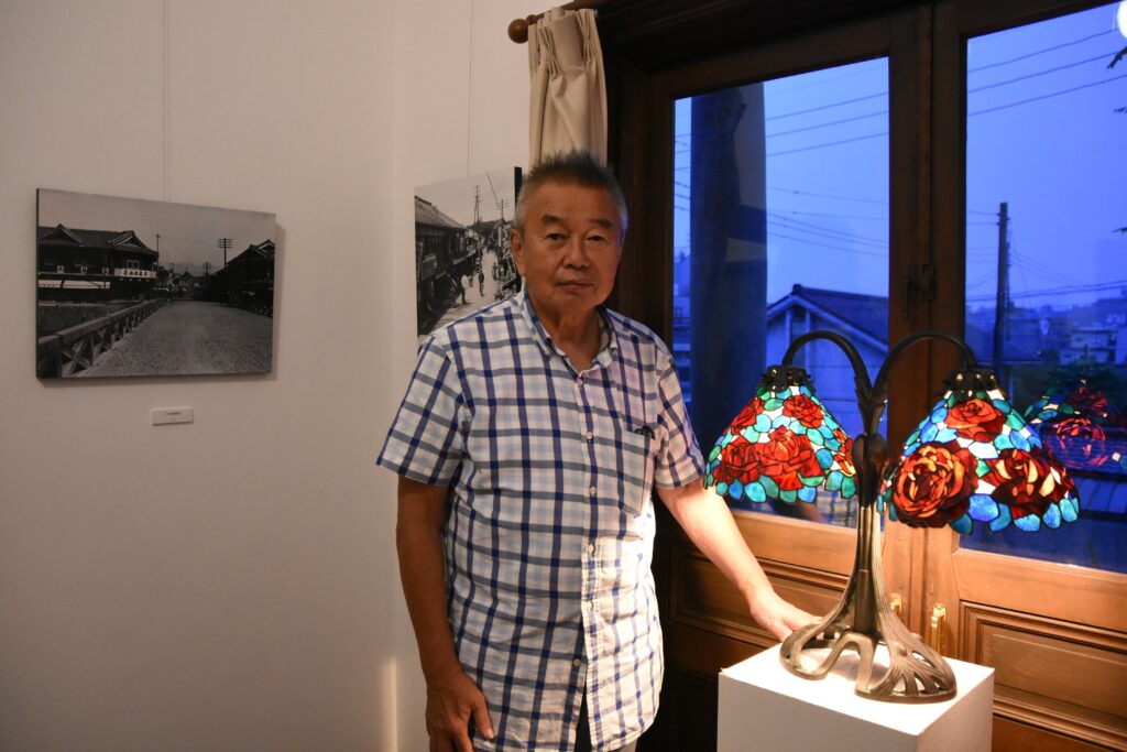 江見さんと最新作のツインランプ